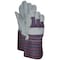 Magid Leather Palm Gloves, Wing Thumb, Gray, L, 12 PK TG725IE - alternate 1